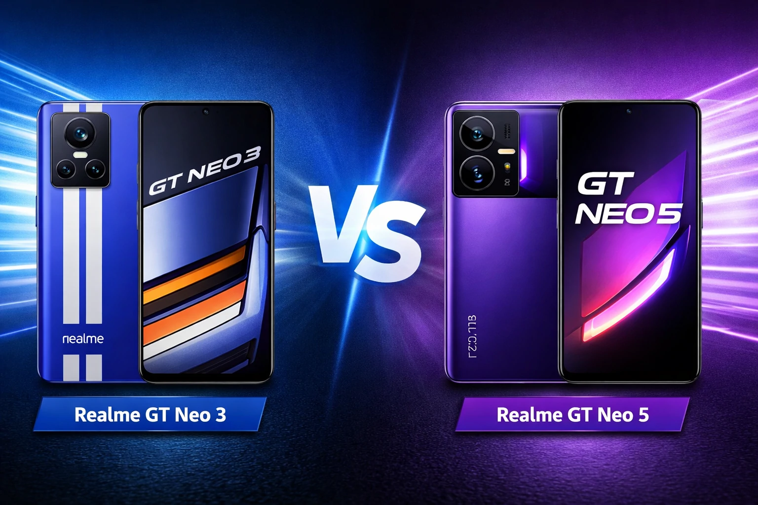 Realme GT Neo 3 vs GT Neo 5