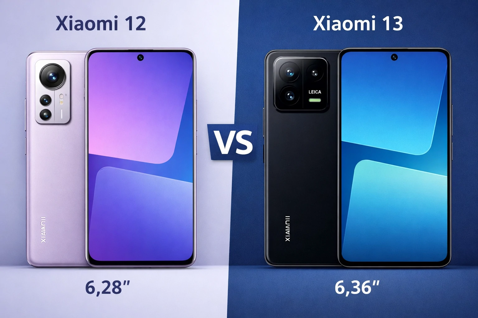 Xiaomi 12 vs Xiaomi 13