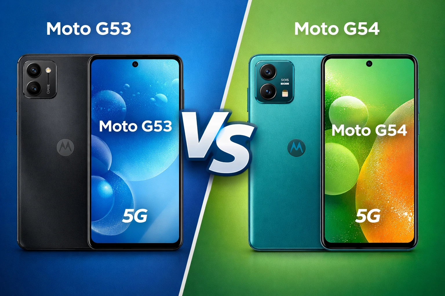 Moto G53 vs Moto G54