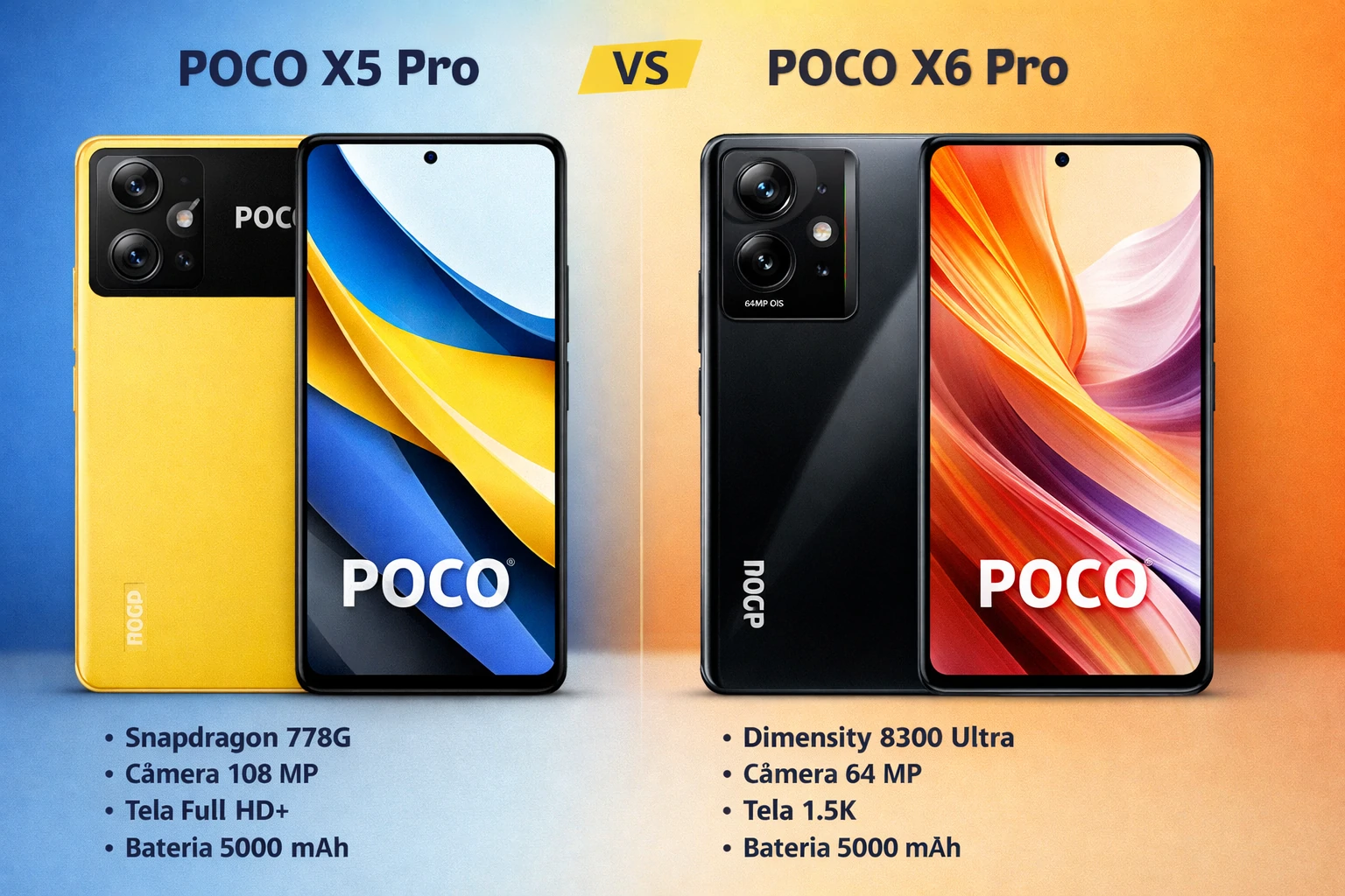 Poco X5 Pro e X6 Pro