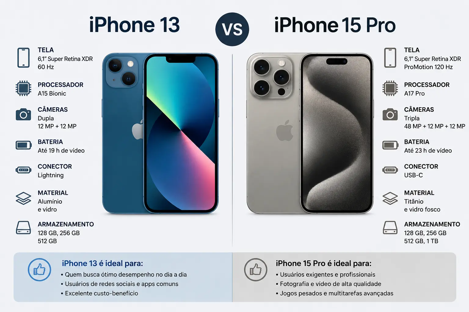 iPhone 13 vs iPhone 15 Pro