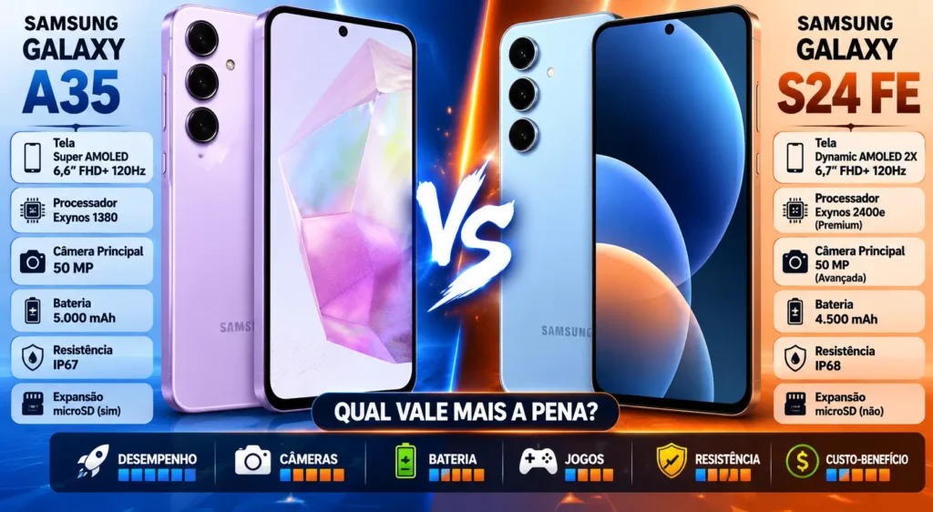 Samsung A35 vs S24 FE