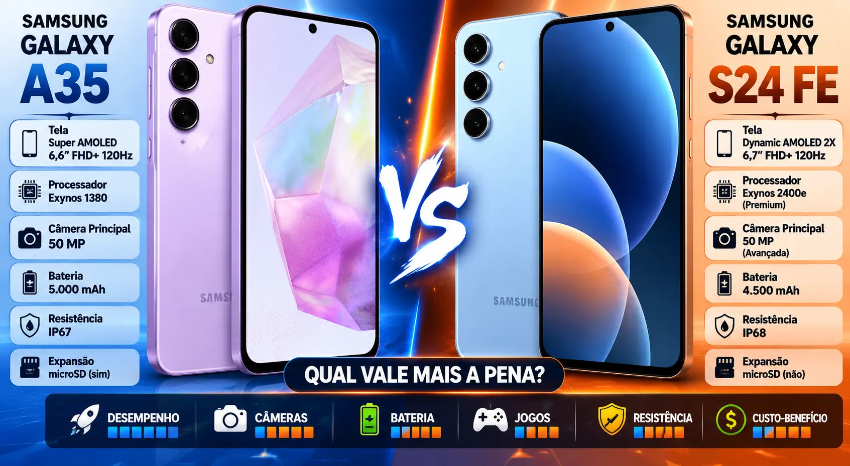Samsung A35 vs S24 FE